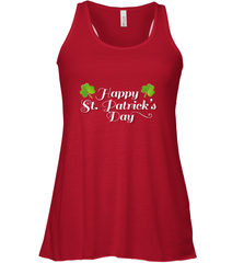 Shamrock Happy St patrick's Shirt for men and women (2) Women's Racerback Tank Women's Racerback Tank - skytshirtshop