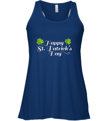 Shamrock Happy St patrick's Shirt for men and women (2) Women's Racerback Tank Women's Racerback Tank - skytshirtshop
