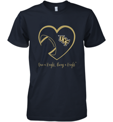 UCF Knights Football Inside Heart  Team  Apparel Men's Premium T-Shirt Men's Premium T-Shirt - skytshirtshop