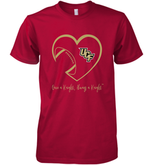 UCF Knights Football Inside Heart  Team  Apparel Men's Premium T-Shirt Men's Premium T-Shirt - skytshirtshop