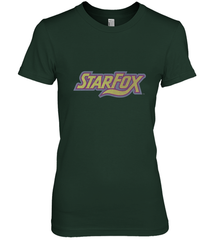 Star fox Vintage Distressed Game Logo Women's Premium T-Shirt Women's Premium T-Shirt - skytshirtshop