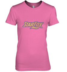 Star fox Vintage Distressed Game Logo Women's Premium T-Shirt Women's Premium T-Shirt - skytshirtshop
