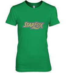 Star fox Vintage Distressed Game Logo Women's Premium T-Shirt Women's Premium T-Shirt - skytshirtshop