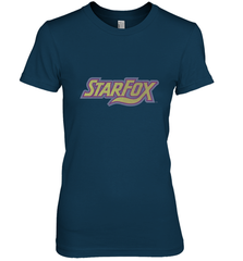 Star fox Vintage Distressed Game Logo Women's Premium T-Shirt Women's Premium T-Shirt - skytshirtshop