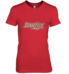 Star fox Vintage Distressed Game Logo Women's Premium T-Shirt Women's Premium T-Shirt - skytshirtshop