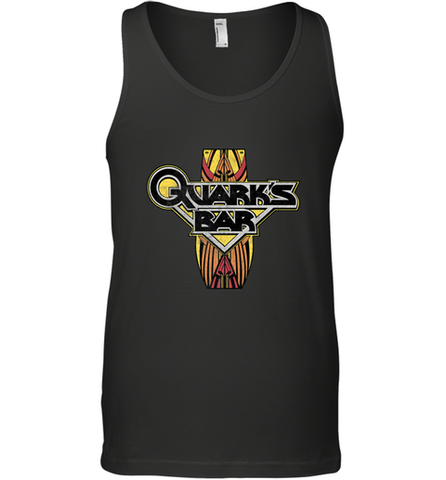 Star Trek DS9 Quark's Bar Vintage Logo Men's Tank Top Men's Tank Top / Black / XS Men's Tank Top - skytshirtshop