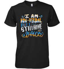 Special Needs NonVerbal Autism Awesome Men's Premium T-Shirt Men's Premium T-Shirt - skytshirtshop