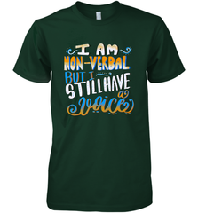 Special Needs NonVerbal Autism Awesome Men's Premium T-Shirt Men's Premium T-Shirt - skytshirtshop