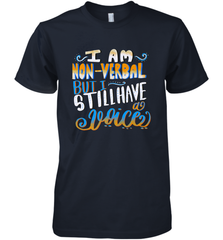 Special Needs NonVerbal Autism Awesome Men's Premium T-Shirt Men's Premium T-Shirt - skytshirtshop
