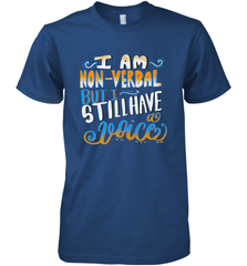 Special Needs NonVerbal Autism Awesome Men's Premium T-Shirt Men's Premium T-Shirt - skytshirtshop