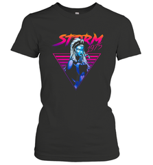 Marvel X Men Storm 80's Neon Retro Triangle Women's T-Shirt Women's T-Shirt - skytshirtshop