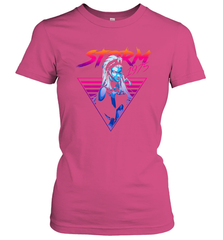 Marvel X Men Storm 80's Neon Retro Triangle Women's T-Shirt Women's T-Shirt - skytshirtshop
