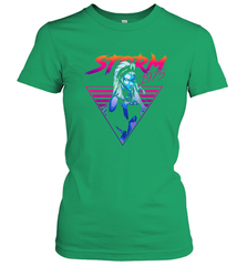 Marvel X Men Storm 80's Neon Retro Triangle Women's T-Shirt Women's T-Shirt - skytshirtshop