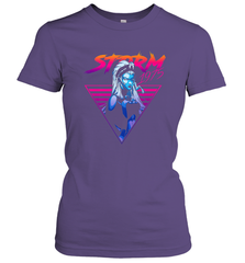 Marvel X Men Storm 80's Neon Retro Triangle Women's T-Shirt Women's T-Shirt - skytshirtshop