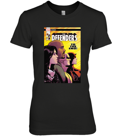 Marvel The Defenders To The End! Women's Premium T-Shirt Women's Premium T-Shirt / Black / XS Women's Premium T-Shirt - skytshirtshop