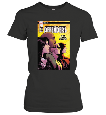 Marvel The Defenders To The End! Women's T-Shirt Women's T-Shirt / Black / S Women's T-Shirt - skytshirtshop