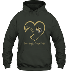 UCF Knights Football Inside Heart  Team  Apparel Hooded Sweatshirt Hooded Sweatshirt - skytshirtshop