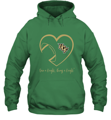 UCF Knights Football Inside Heart  Team  Apparel Hooded Sweatshirt Hooded Sweatshirt - skytshirtshop