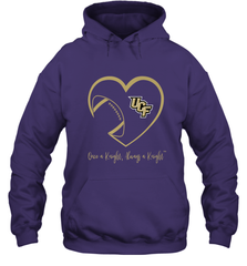 UCF Knights Football Inside Heart  Team  Apparel Hooded Sweatshirt Hooded Sweatshirt - skytshirtshop