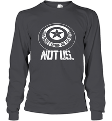 Marvel Avengers_ Endgame Captain America Shield Long Sleeve T-Shirt Long Sleeve T-Shirt - skytshirtshop
