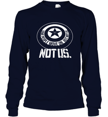 Marvel Avengers_ Endgame Captain America Shield Long Sleeve T-Shirt Long Sleeve T-Shirt - skytshirtshop