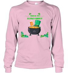 This is my lucky shirt on St Patricks Day Long Sleeve T-Shirt Long Sleeve T-Shirt - skytshirtshop