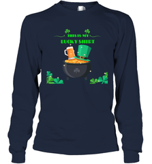 This is my lucky shirt on St Patricks Day Long Sleeve T-Shirt Long Sleeve T-Shirt - skytshirtshop