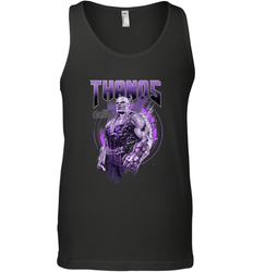 Marvel Infinity War Thanos Purple Distressed Men's Tank Top