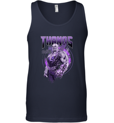 Marvel Infinity War Thanos Purple Distressed Men's Tank Top Men's Tank Top - skytshirtshop