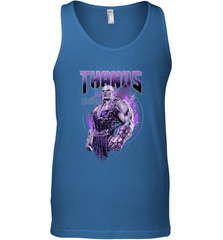 Marvel Infinity War Thanos Purple Distressed Men's Tank Top Men's Tank Top - skytshirtshop
