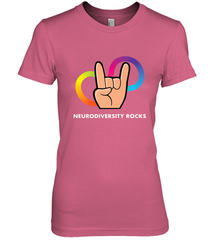 Neurodiversity Rocks Shirt Brain Autism Awareness Women's Premium T-Shirt Women's Premium T-Shirt - skytshirtshop
