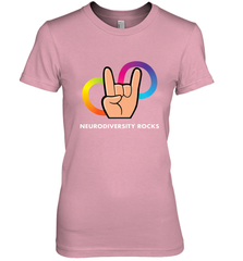 Neurodiversity Rocks Shirt Brain Autism Awareness Women's Premium T-Shirt Women's Premium T-Shirt - skytshirtshop