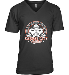 Vintage NFL Kansas City Football Logo Men's V-Neck Men's V-Neck - skytshirtshop