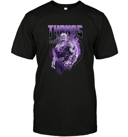 Marvel Infinity War Thanos Purple Distressed Men's T-Shirt Men's T-Shirt / Black / S Men's T-Shirt - skytshirtshop