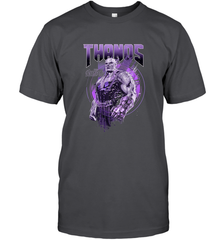 Marvel Infinity War Thanos Purple Distressed Men's T-Shirt Men's T-Shirt - skytshirtshop