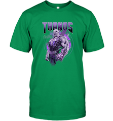 Marvel Infinity War Thanos Purple Distressed Men's T-Shirt Men's T-Shirt - skytshirtshop