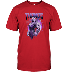 Marvel Infinity War Thanos Purple Distressed Men's T-Shirt Men's T-Shirt - skytshirtshop