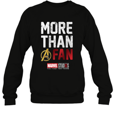 Marvel Studios Ten Years More Than A Fan Crewneck Sweatshirt