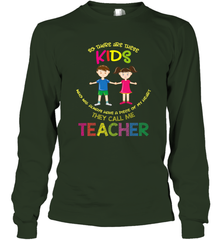They Call Me Teacher School Kids Fun Appreciation Long Sleeve T-Shirt Long Sleeve T-Shirt - skytshirtshop