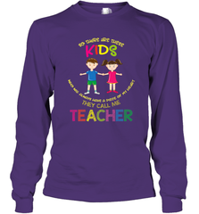 They Call Me Teacher School Kids Fun Appreciation Long Sleeve T-Shirt Long Sleeve T-Shirt - skytshirtshop