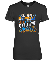 Special Needs NonVerbal Autism Awesome Women's Premium T-Shirt Women's Premium T-Shirt - skytshirtshop