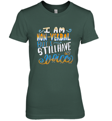 Special Needs NonVerbal Autism Awesome Women's Premium T-Shirt Women's Premium T-Shirt - skytshirtshop
