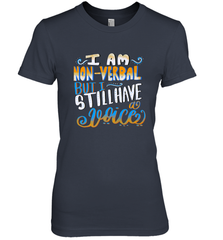 Special Needs NonVerbal Autism Awesome Women's Premium T-Shirt Women's Premium T-Shirt - skytshirtshop