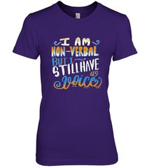 Special Needs NonVerbal Autism Awesome Women's Premium T-Shirt Women's Premium T-Shirt - skytshirtshop
