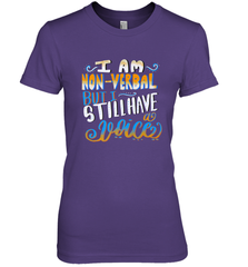 Special Needs NonVerbal Autism Awesome Women's Premium T-Shirt Women's Premium T-Shirt - skytshirtshop