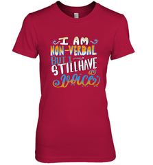 Special Needs NonVerbal Autism Awesome Women's Premium T-Shirt Women's Premium T-Shirt - skytshirtshop
