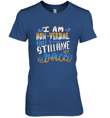 Special Needs NonVerbal Autism Awesome Women's Premium T-Shirt Women's Premium T-Shirt - skytshirtshop