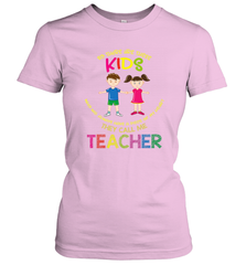 They Call Me Teacher School Kids Fun Appreciation Women's T-Shirt Women's T-Shirt - skytshirtshop