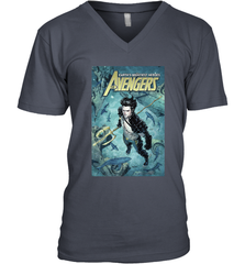 Marvel Namor Avengers Comic Cover Men's V-Neck Men's V-Neck - skytshirtshop