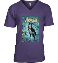 Marvel Namor Avengers Comic Cover Men's V-Neck Men's V-Neck - skytshirtshop